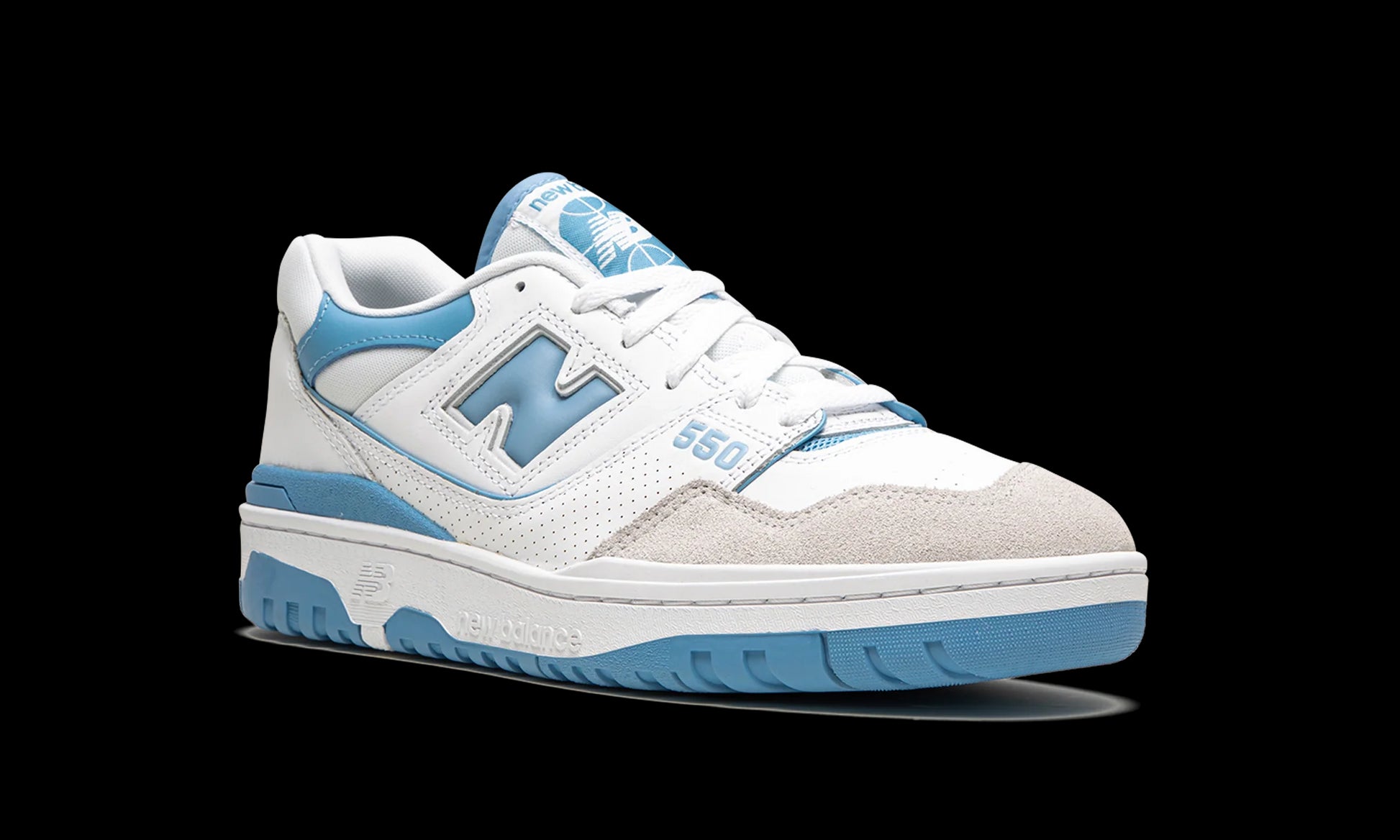 550 "White / Baby Blue"
