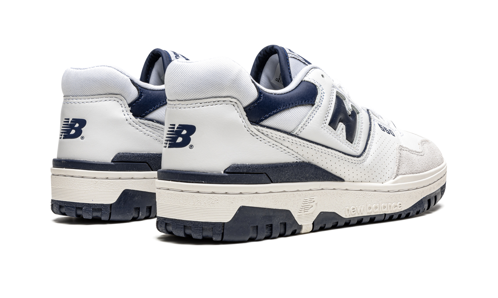 550 "white / Navy Blue" - 3