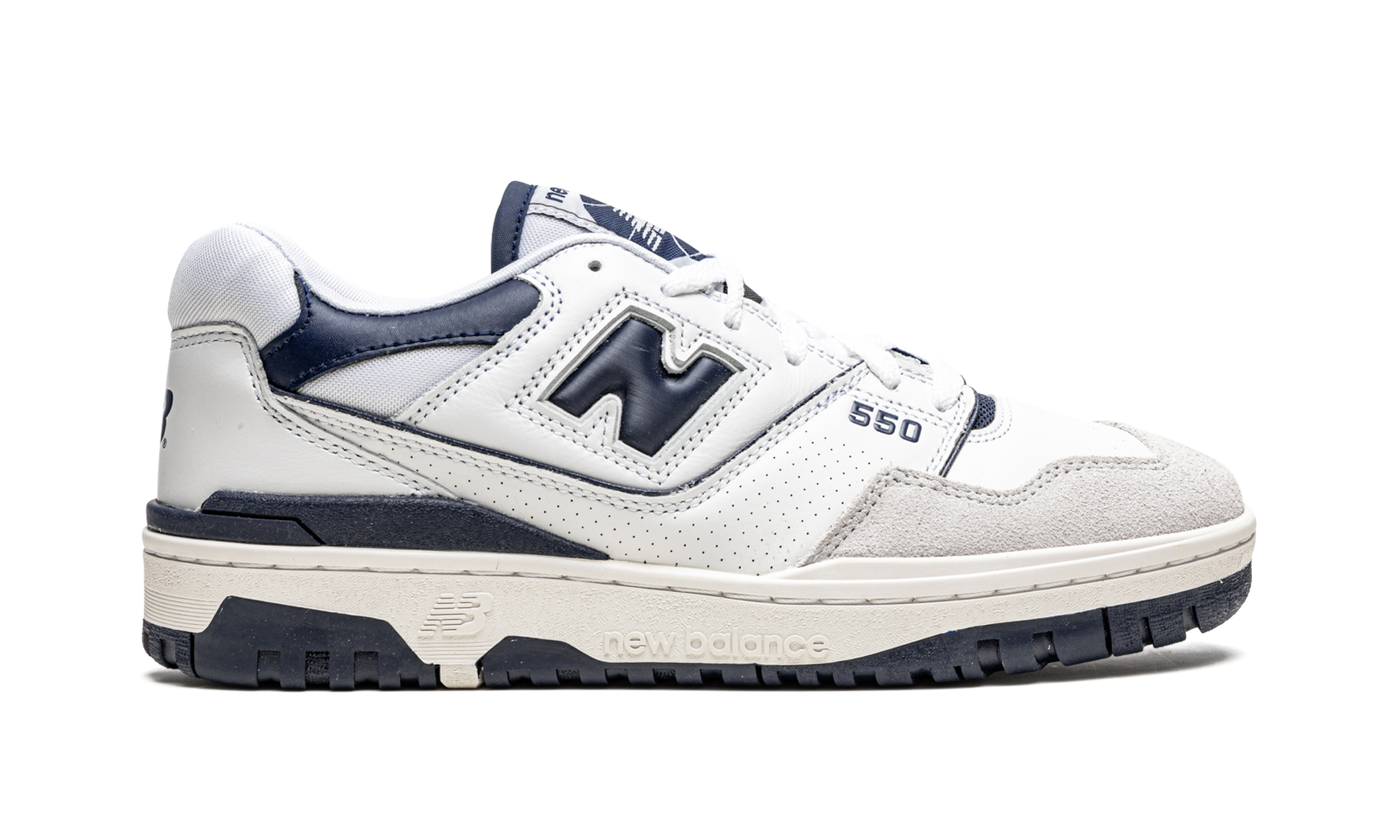 550 "white / Navy Blue" - 6