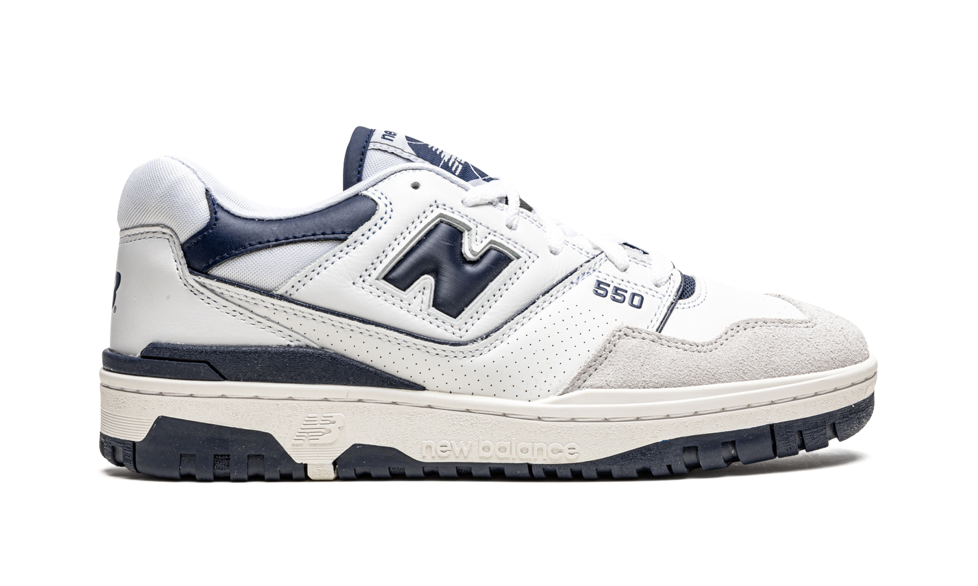 550 "white / Navy Blue" - 6