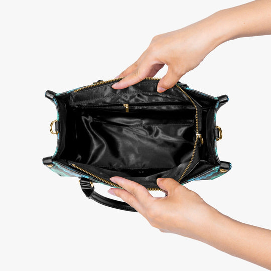 hippieartzone Bag - BE YOUTIFUL BUTTERFLY LEATHER HANDBAG