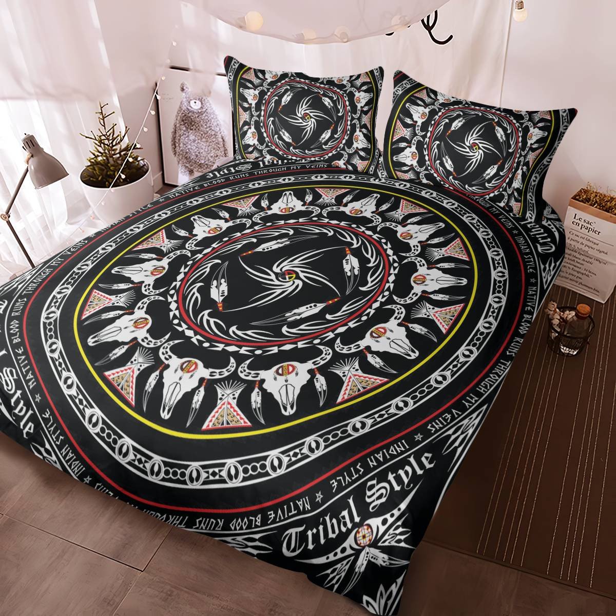 hippieartzone - Native American Pattern Bedding Set