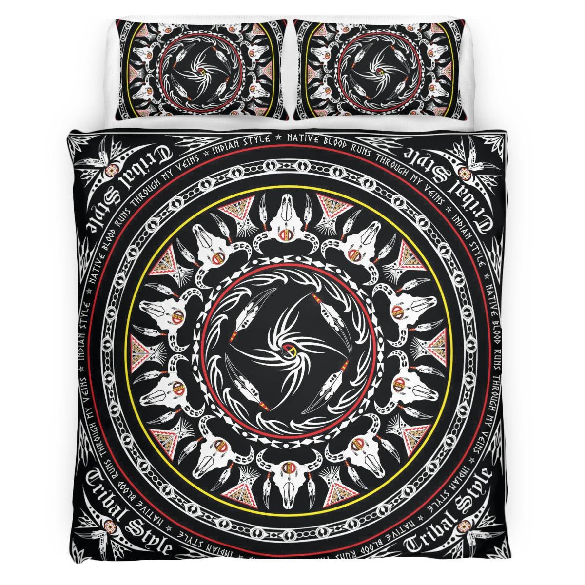 hippieartzone - Native American Pattern Bedding Set