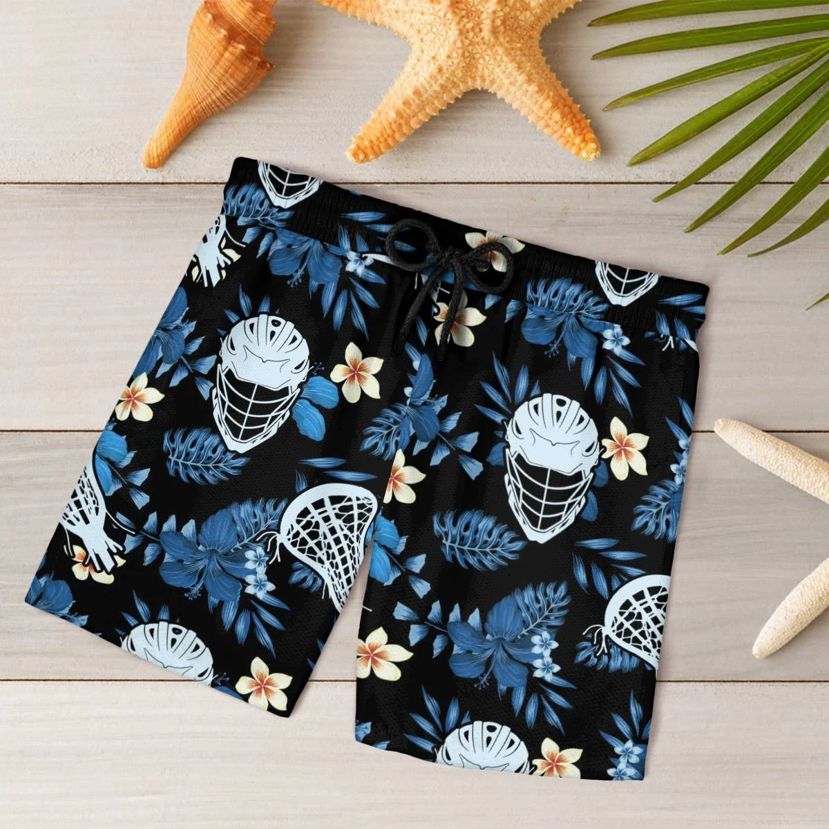 hippieartzone - BLUE LACROSSE SET BEACH TROPICAL HAWAII.