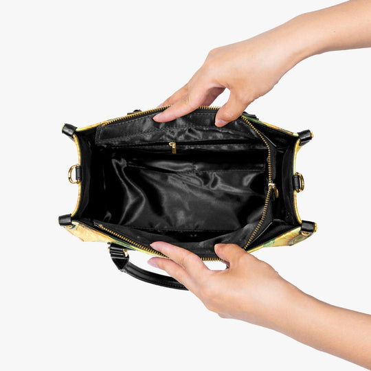 hippieartzone Bag -  I AM ENOUGH DRAGONFLY LEATHER HANDBAG