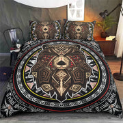 hippieartzone - Native American Bear Pattern Bedding Set