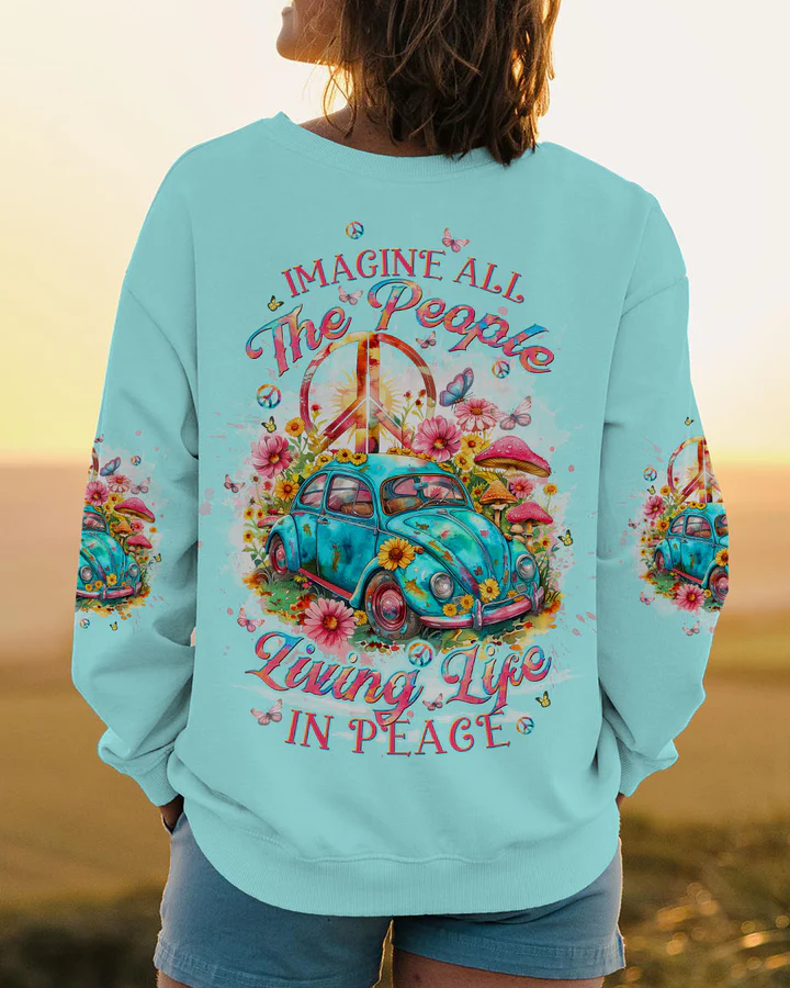 Hippie Art Zone - Imagine All The People Living Life In Peace For Hippie