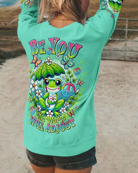 Be You The World Will Adjust Frog For Boho Hippie