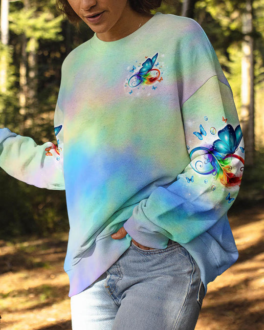 I Believe There Are Angels Among Us Butterfly Hoodie Sweatshirt For Boho Hippie