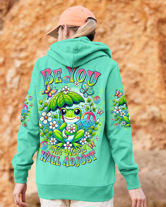 Be You The World Will Adjust Frog For Boho Hippie