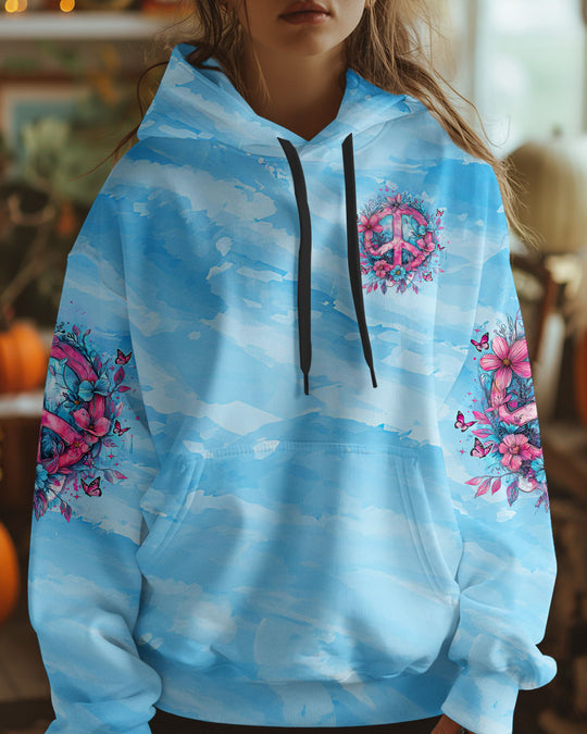 Don't Worry Be Hippie Hoodie Sweatshirt For Boho Hippie