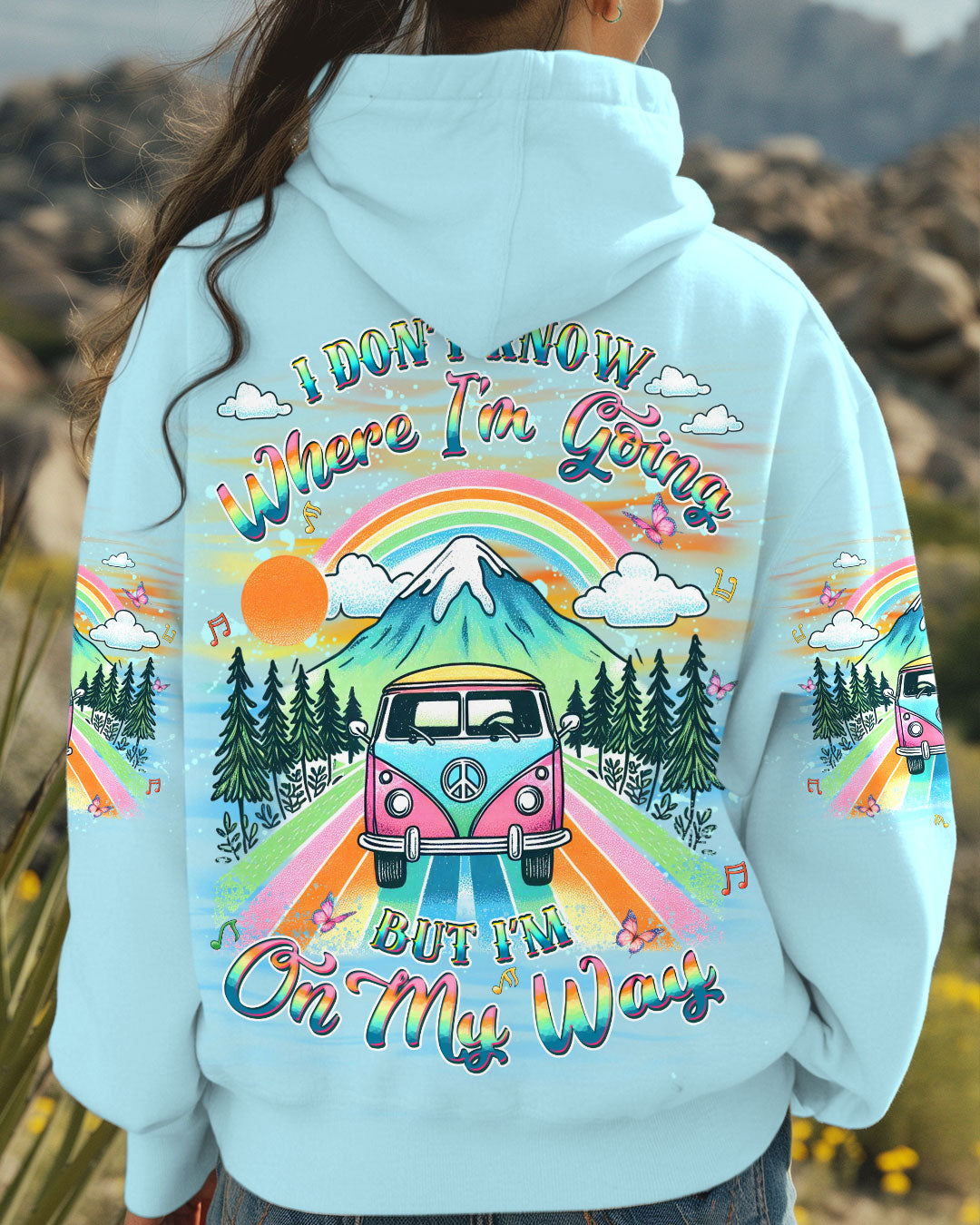 I Don't Know Where I'm Going Hoodie Sweatshirt For Boho Hippie
