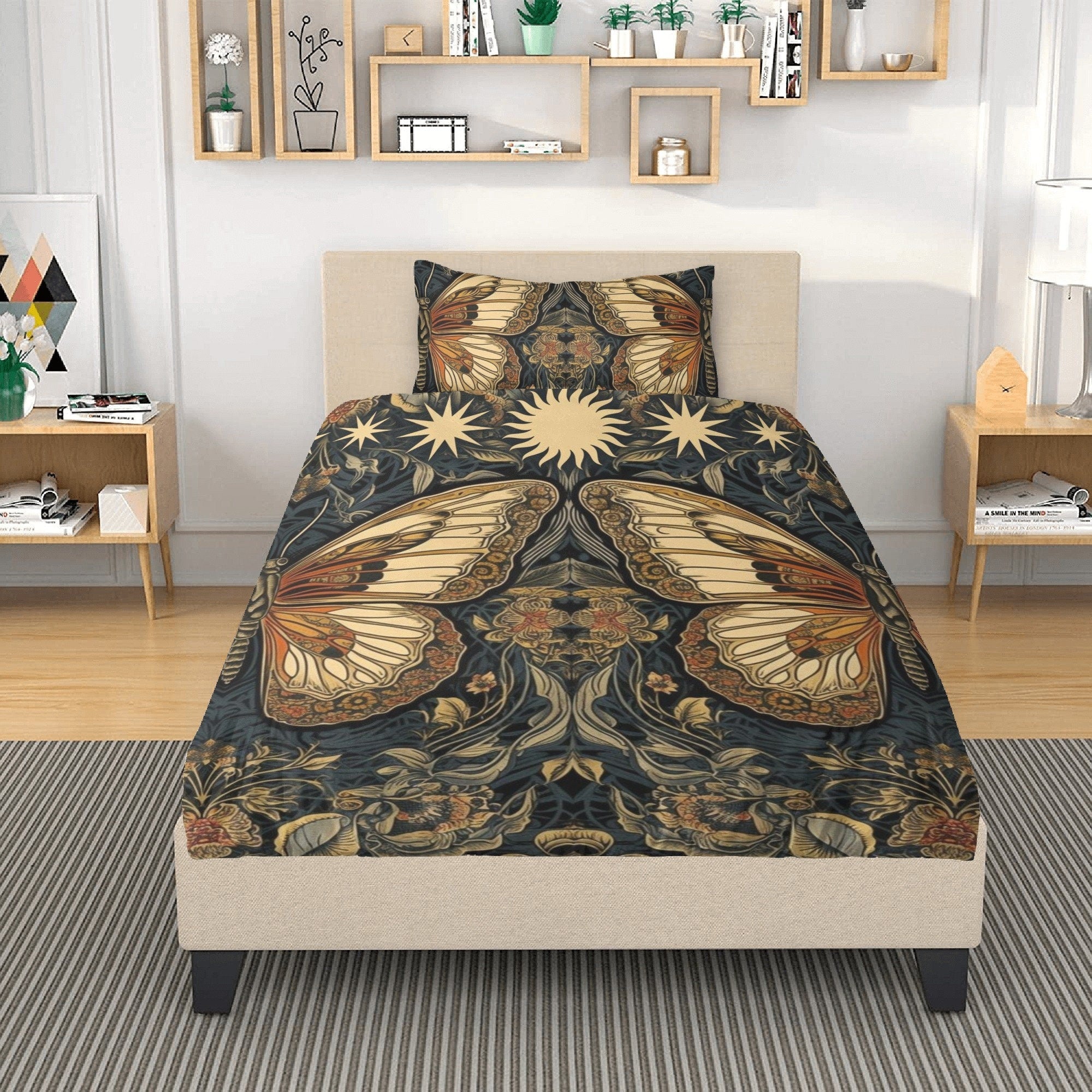 Dark Cottagecore Maximalist Butterfly