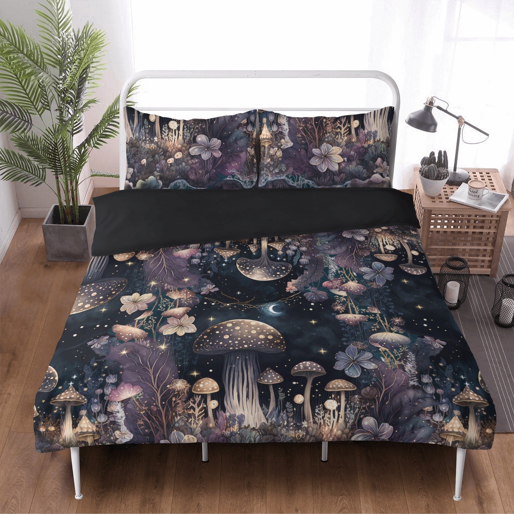 Dark Cottagecore Mushroom Moon Forest Witchy