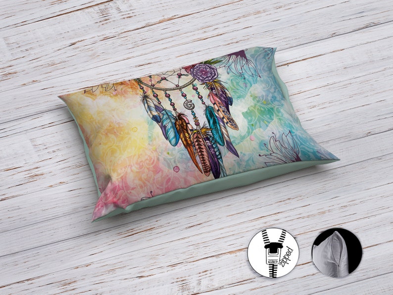 Hippie Art Zone - Dream Catcher Bohemian Bedding Set For Hippies