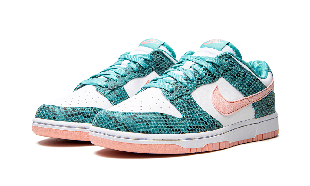 Dunk Low "Snakeskin Washed Teal Bleached Coral" DR8577 300