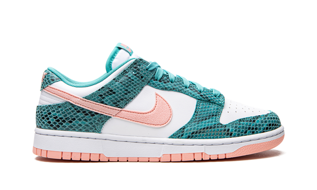 Dunk Low "Snakeskin Washed Teal Bleached Coral" DR8577 300