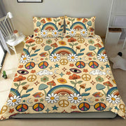 Hippie Art Zone - Boho Duvet Cover, Rainbow Bedding, Bedding Set For Hippies