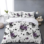 Hippie Art Zone - Eternally Yours Gothic, Halloween Dark Gothic Bedding Set For Hippies