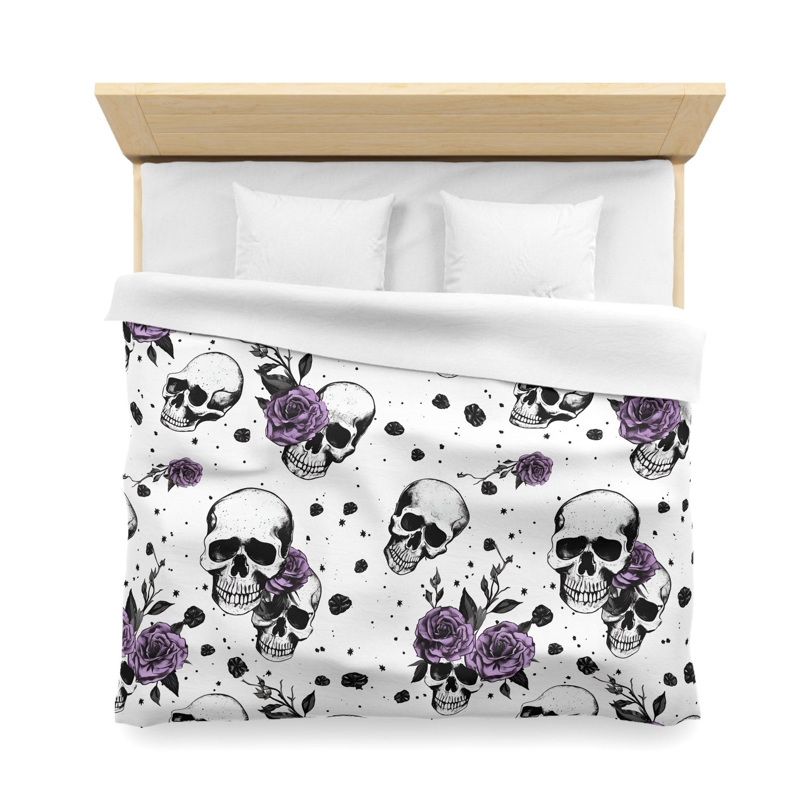 Hippie Art Zone - Eternally Yours Gothic, Halloween Dark Gothic Bedding Set For Hippies