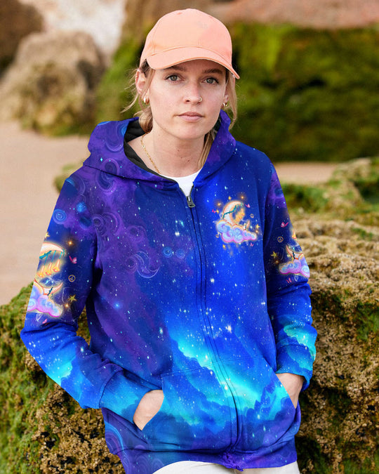 Fly Me To The Moon Hoodie Sweatshirt For Boho Hippie