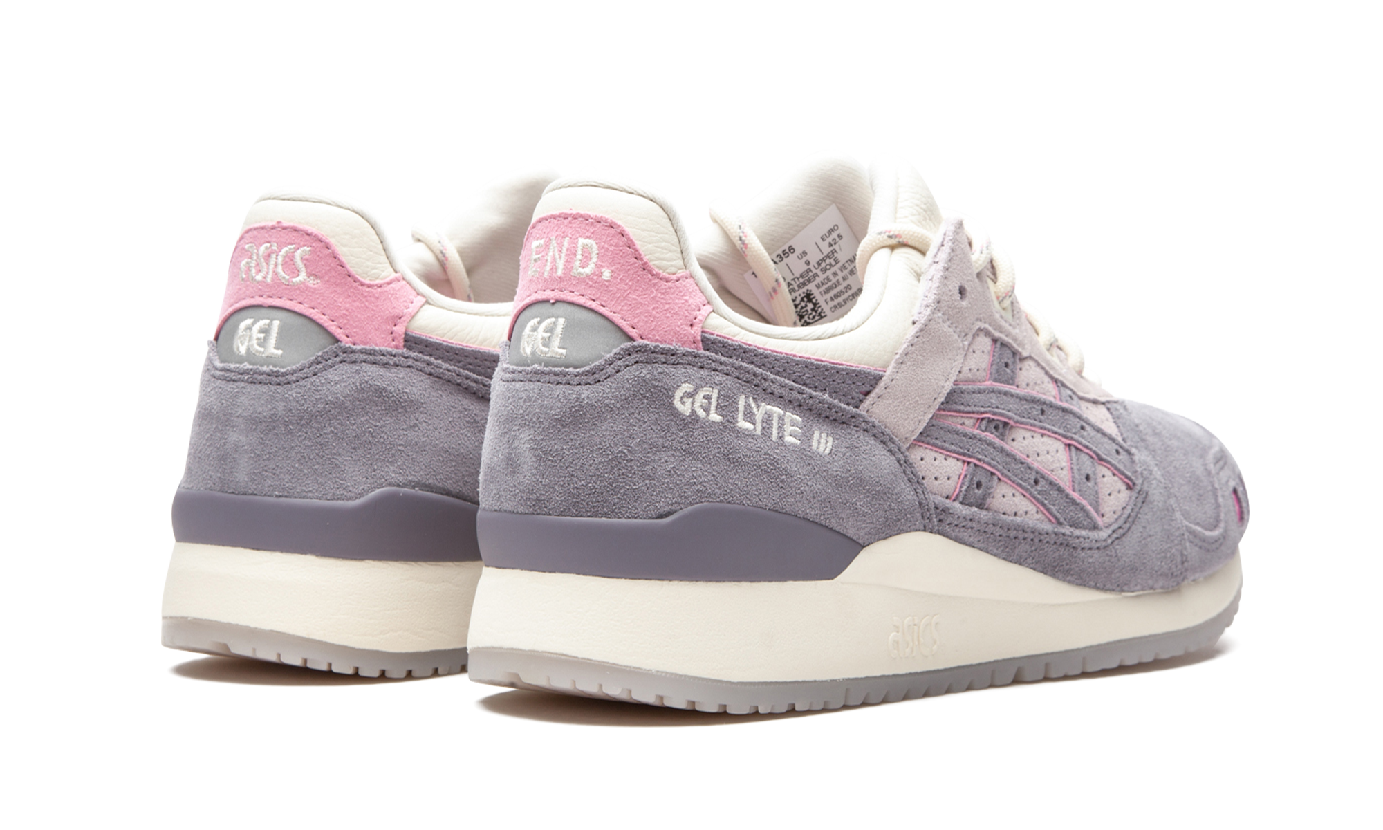 GEL LYTE III "END Clothing - Pearl" 1191A356 500