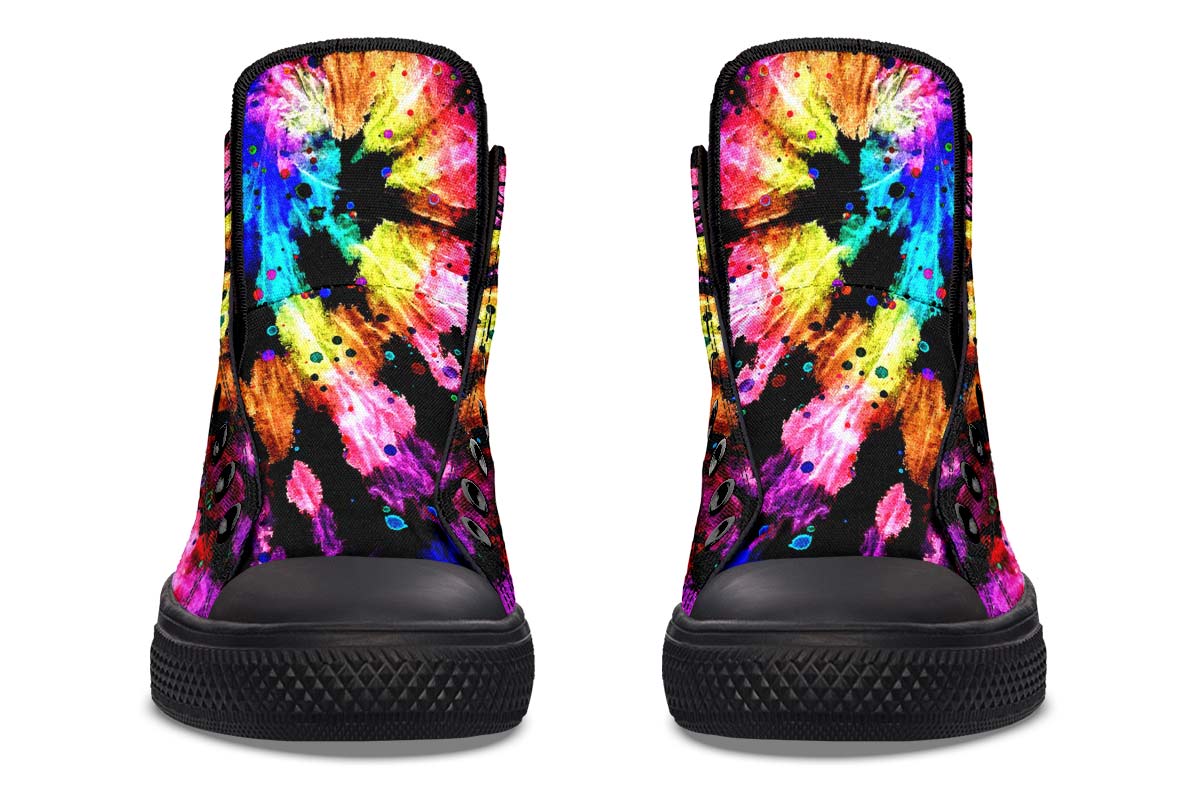 hippieartzone Shoes - TIE DYE EXPLOSION OWL