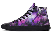hippieartzone Shoes - WATERCOLOR GALAXY WOLF