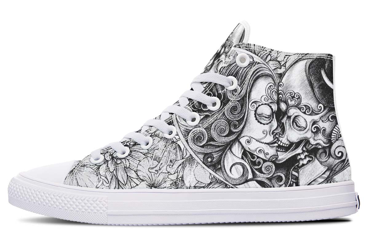 hippieartzone Shoes - DEATH KISS