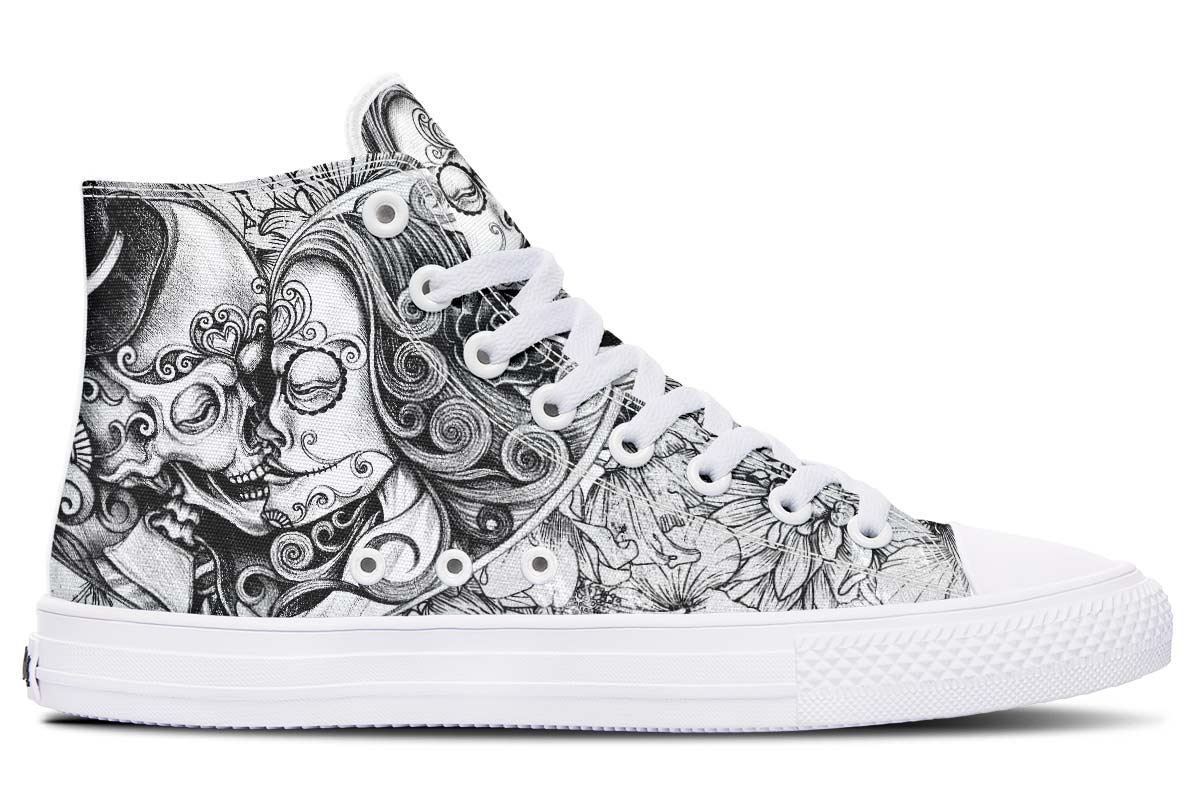 hippieartzone Shoes - DEATH KISS