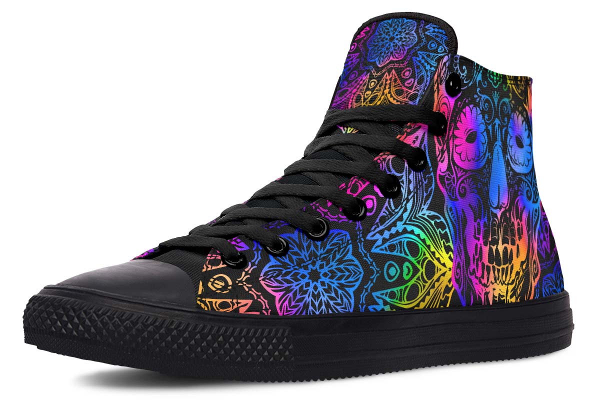 hippieartzone Shoes - EYE CATCHING SUGAR SKULL