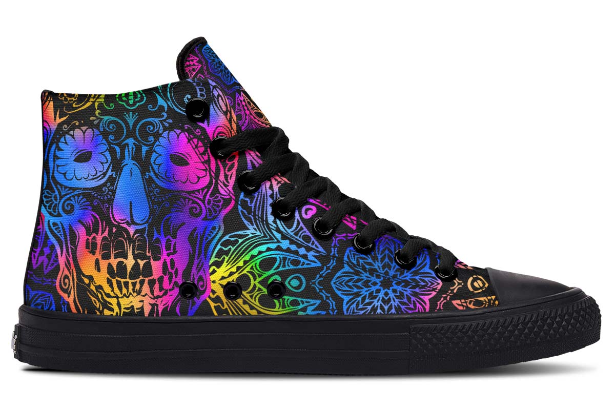 hippieartzone Shoes - EYE CATCHING SUGAR SKULL