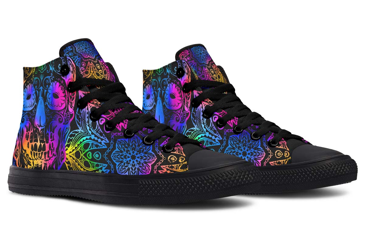 hippieartzone Shoes - EYE CATCHING SUGAR SKULL