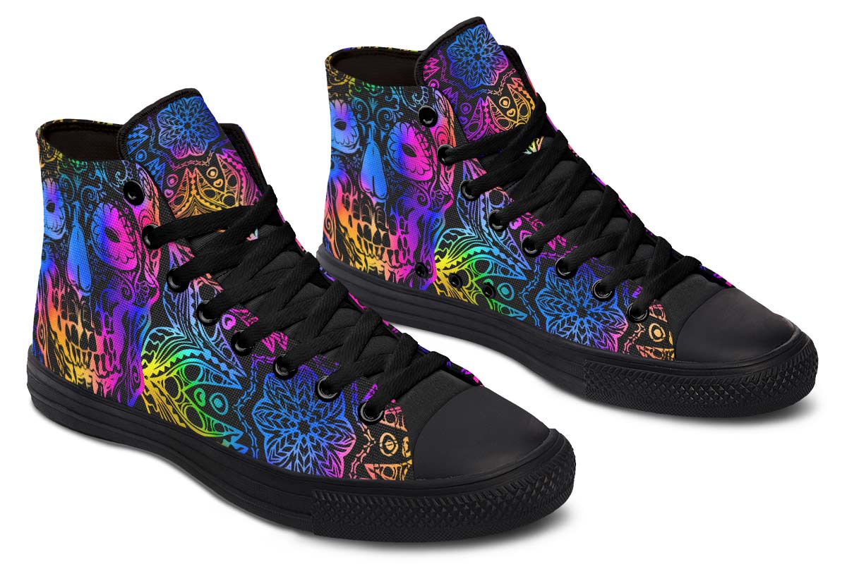 hippieartzone Shoes - EYE CATCHING SUGAR SKULL