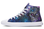 hippieartzone Shoes - GALAXY EYES SKULL