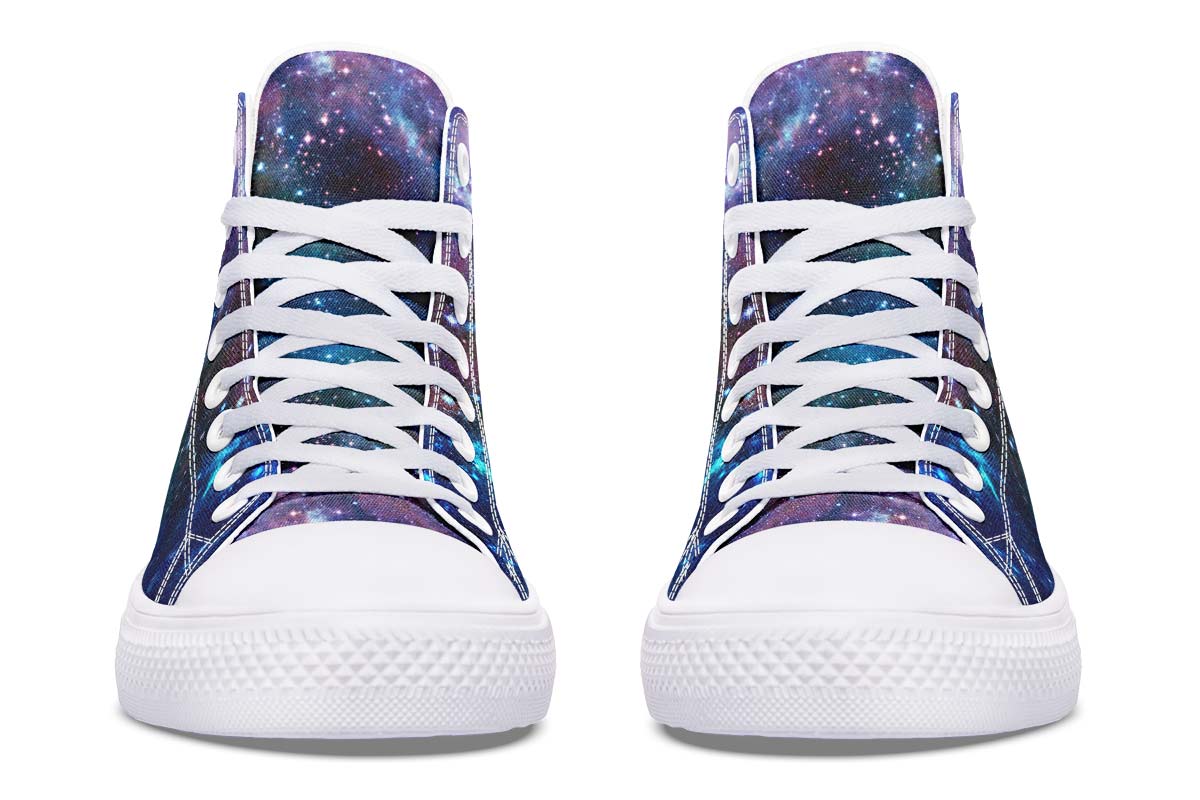 hippieartzone Shoes - GALAXY EYES SKULL
