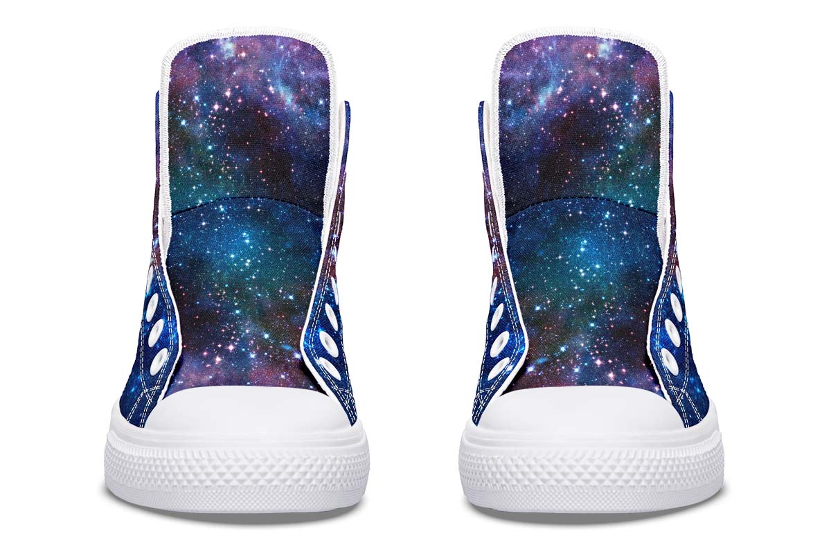 hippieartzone Shoes - GALAXY EYES SKULL