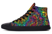 hippieartzone Shoes - PSYCHEDELIC SKULL