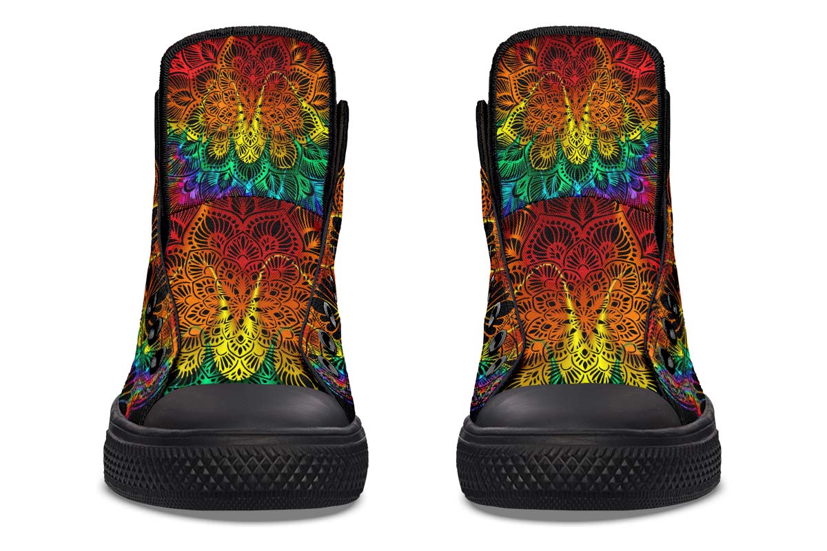 hippieartzone Shoes - PSYCHEDELIC SKULL