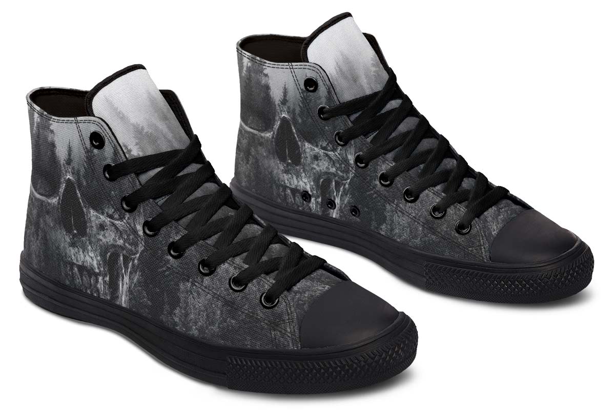 hippieartzone Shoes - SKULL AND FIR