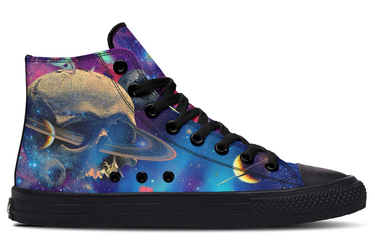 hippieartzone Shoes - SKULL IN THE UNIVERSE