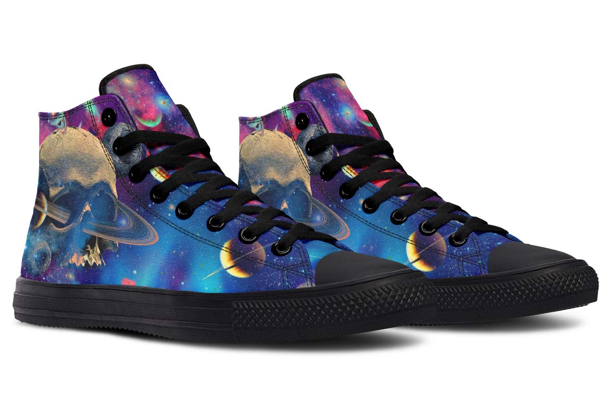 hippieartzone Shoes - SKULL IN THE UNIVERSE