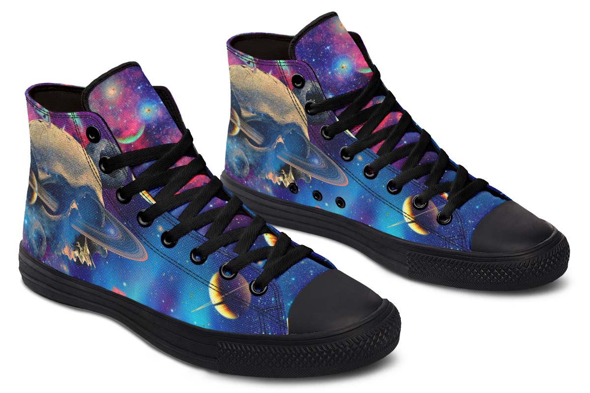 hippieartzone Shoes - SKULL IN THE UNIVERSE