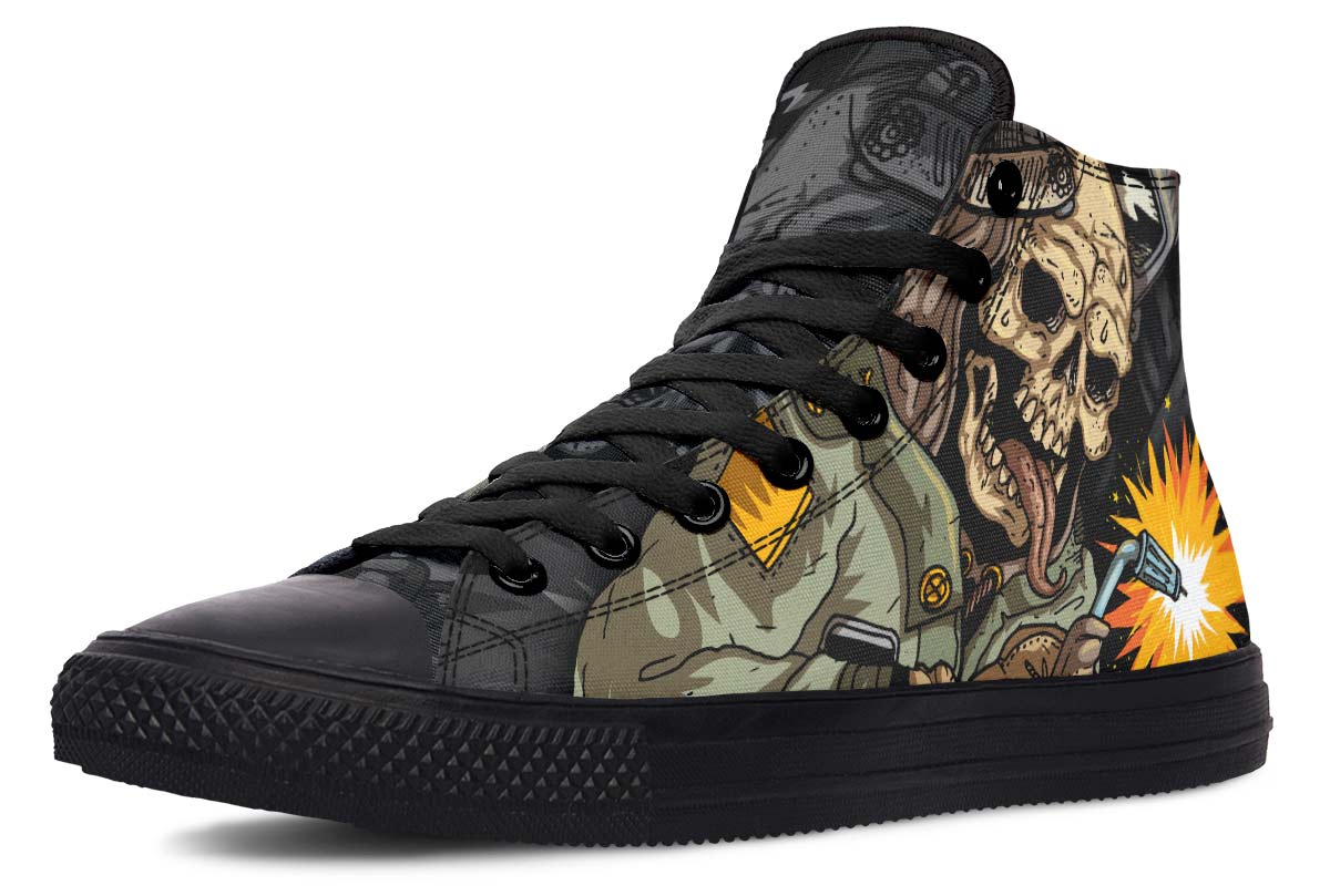 hippieartzone Shoes - SKULL WELDING