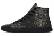 hippieartzone Shoes - STEAMPUNK SKULL