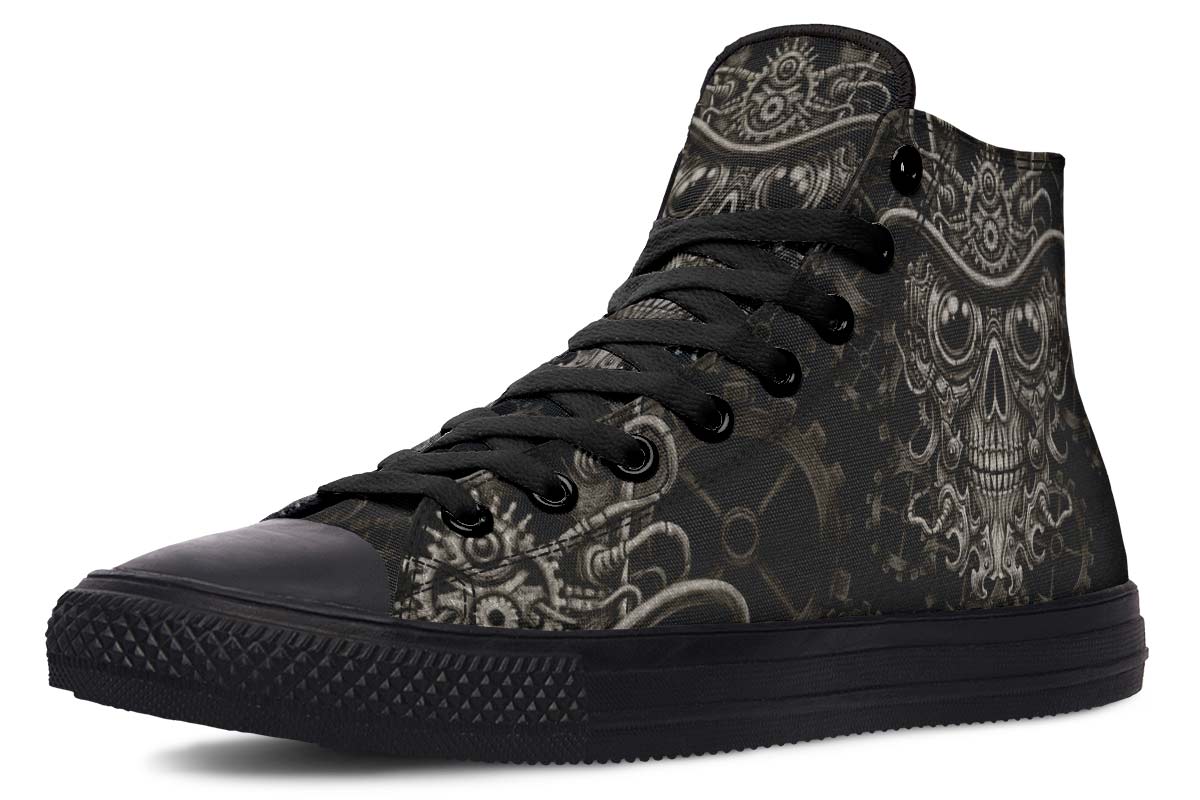 hippieartzone Shoes - STEAMPUNK SKULL