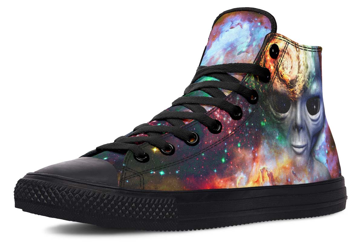 hippieartzone Shoes - ALIEN GALAXY