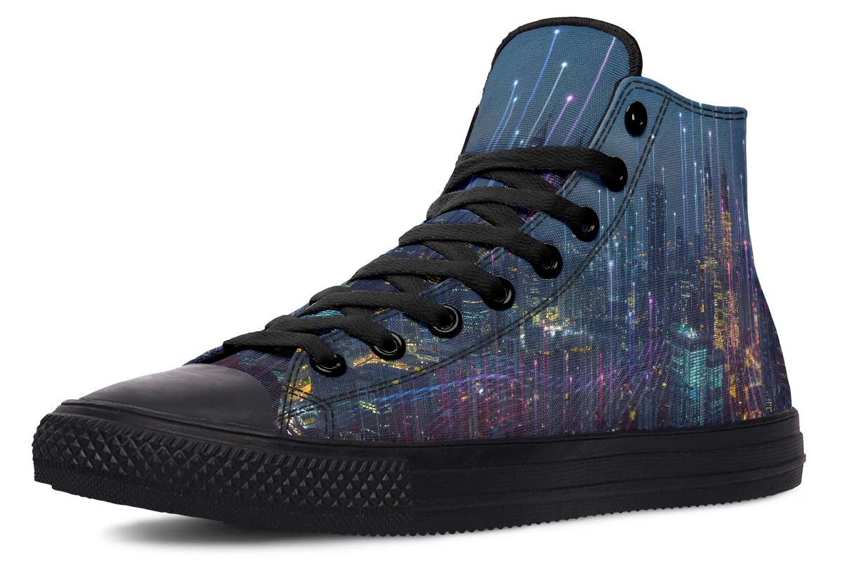 hippieartzone Shoes - CITY AT NIGHT