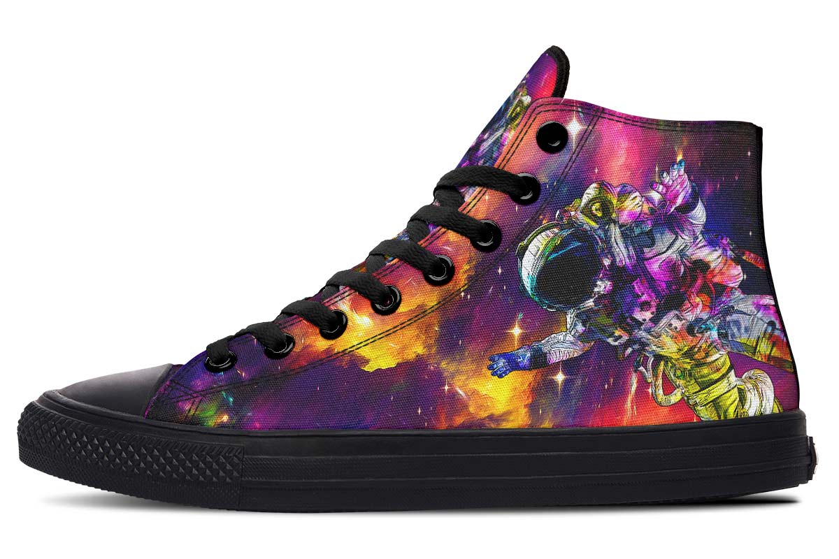 hippieartzone Shoes - COLORFUL ASTRONAUT