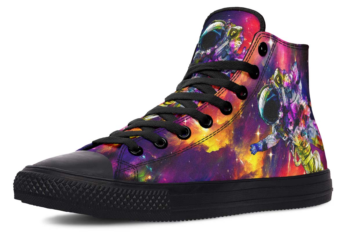 hippieartzone Shoes - COLORFUL ASTRONAUT